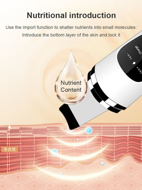 USB Plugs Mini Ultra-sônico portátil de limpeza da pele para limpeza profunda e rejuvenescimento da pele