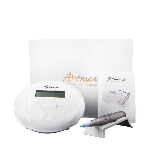 Arma de tatuagem Máquina de tatuagem de maquiagem permanente Eletrônica Derma Pen V6 Artmex MTS PMU Olho Sobrancelha Lábio