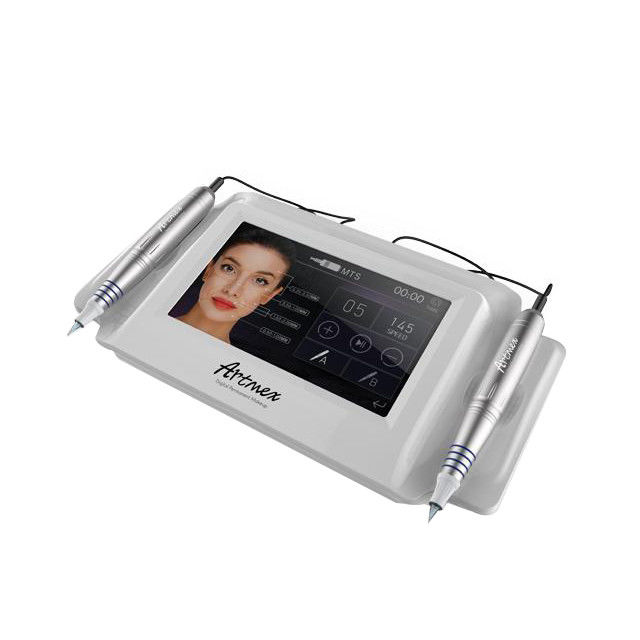 ABS Alumínio Artmex V8 Microneedling Derma Pen PMU e MTS Função Kit máquina de tatuagem