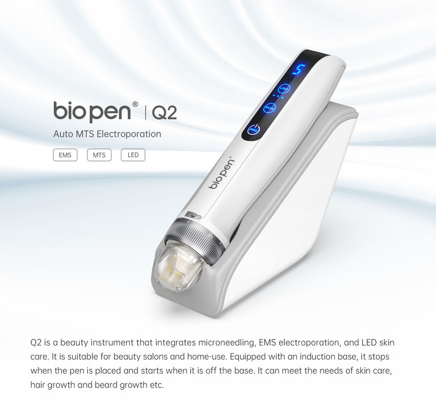 Melhore sua rotina de cuidados com a Bio Pen Q2 EMS Microneedling e terapia com luz LED