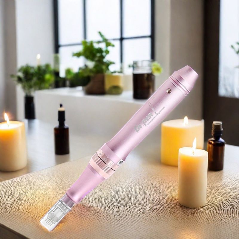 CE M7 Sistema de Microneedle Electro Derma Pen para corpo, rosto, lábios e olhos Rejuvenescimento
