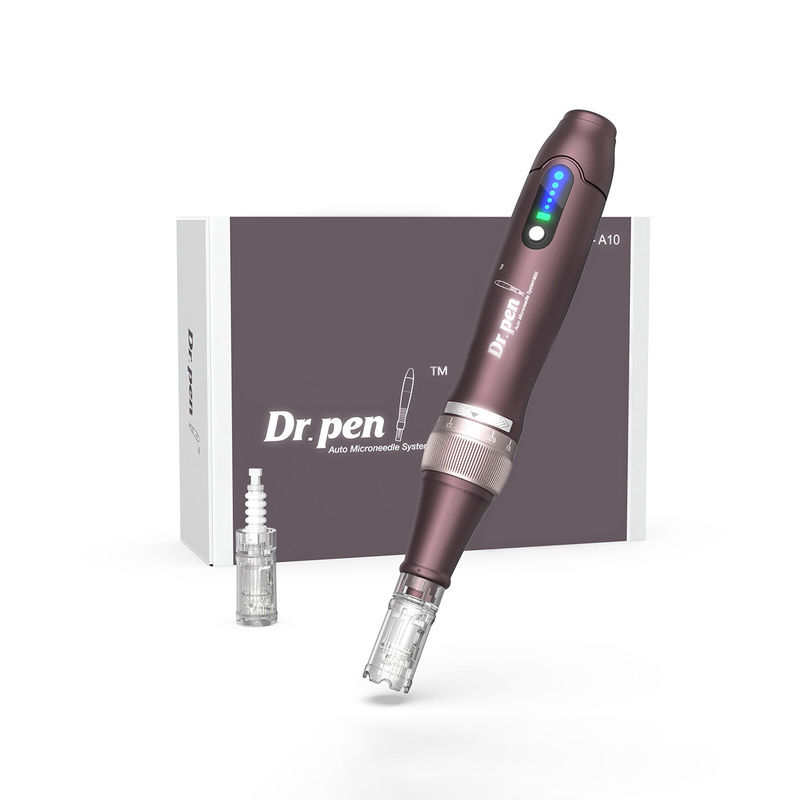 Electric Dermapen 2023 A10 Derma Pen Agulhas para Rejuvenescimento da Pele e 5 Níveis de Velocidade