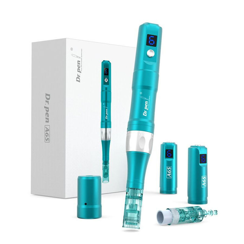 Dr pen A6S Wireless / Wired 2 em 1 Dispositivo de Microneedling Elétrico para Cuidados Pessoais de Beleza