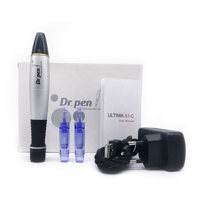 1/3/7/9/12/24/36/42/nano-agulhas Dr. derma pen A1-C dispositivo médico de microneedling CE