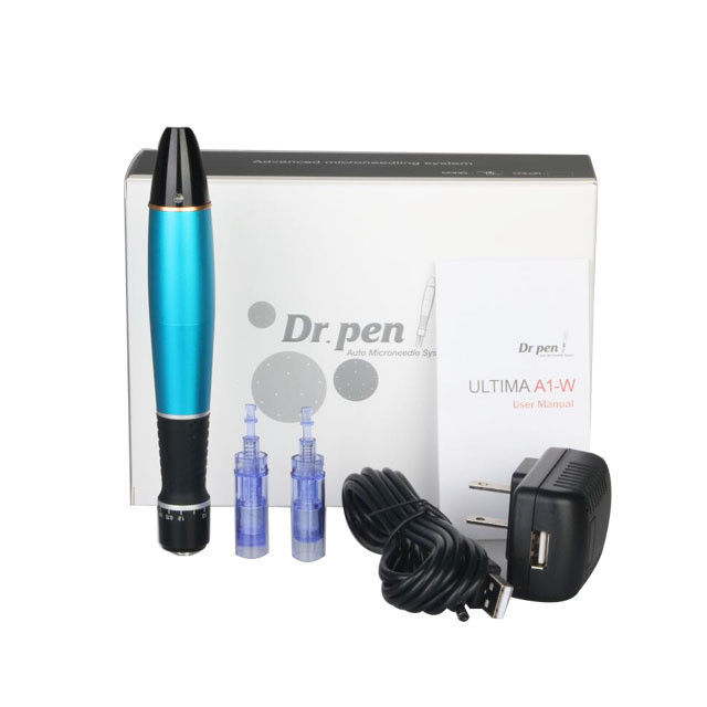 Comprimento de agulha ajustável 1,0 mm Dr pen A1c A1w Dermapen Elétrico para Terapia de Branqueamento