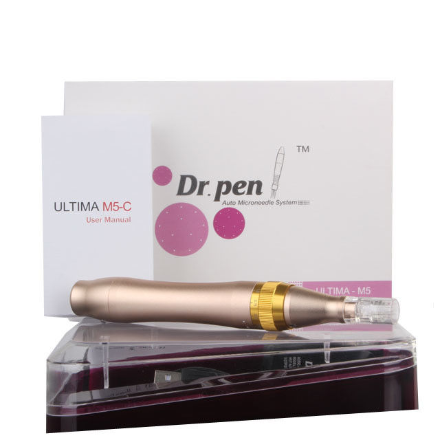 Revitalizar a pele com a Dr Pen M5- W Gold Dermapen e 1/3/7/9/12/24/36/42 Agulhas