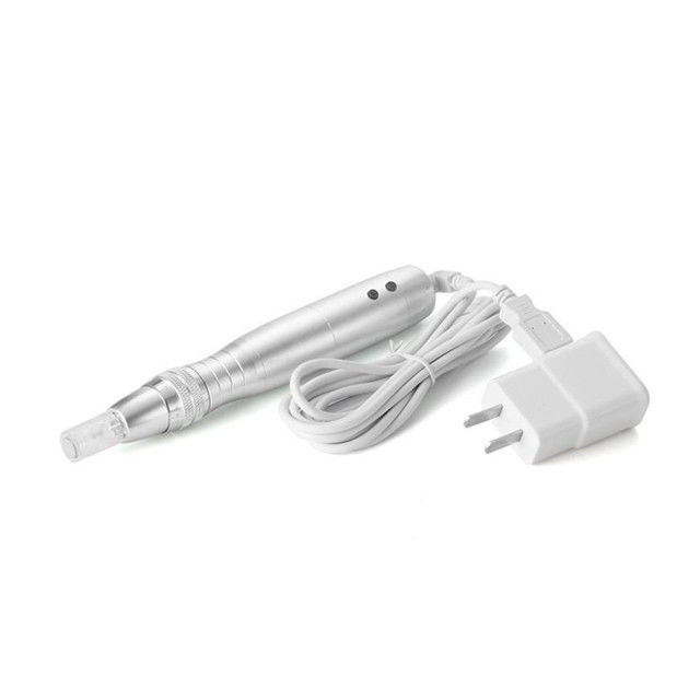 Corpo Prateado Cor 7 Cor LED Fotão Elétrico Derma Pen para Função de Rejuvenescimento da Pele