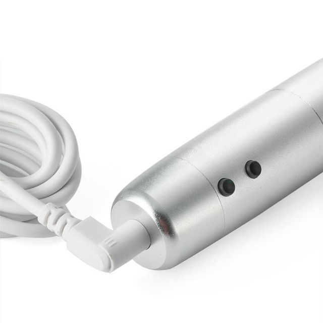 Corpo Prateado Cor 7 Cor LED Fotão Elétrico Derma Pen para Função de Rejuvenescimento da Pele