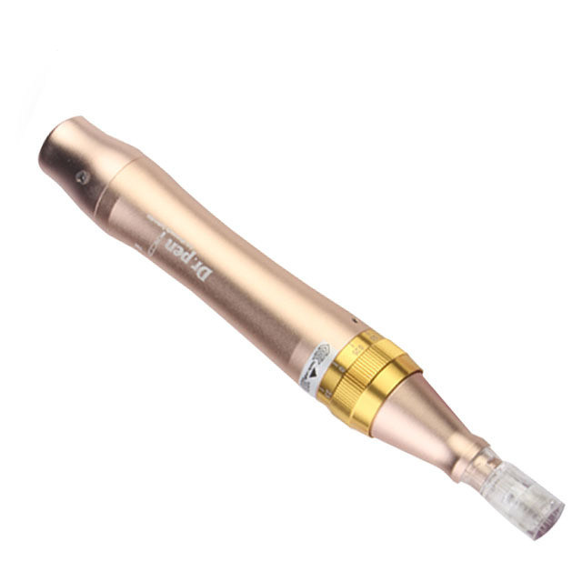 Material de agulha de aço plástico e cirúrgico O segredo do sucesso da M5-C Gold Dermapen