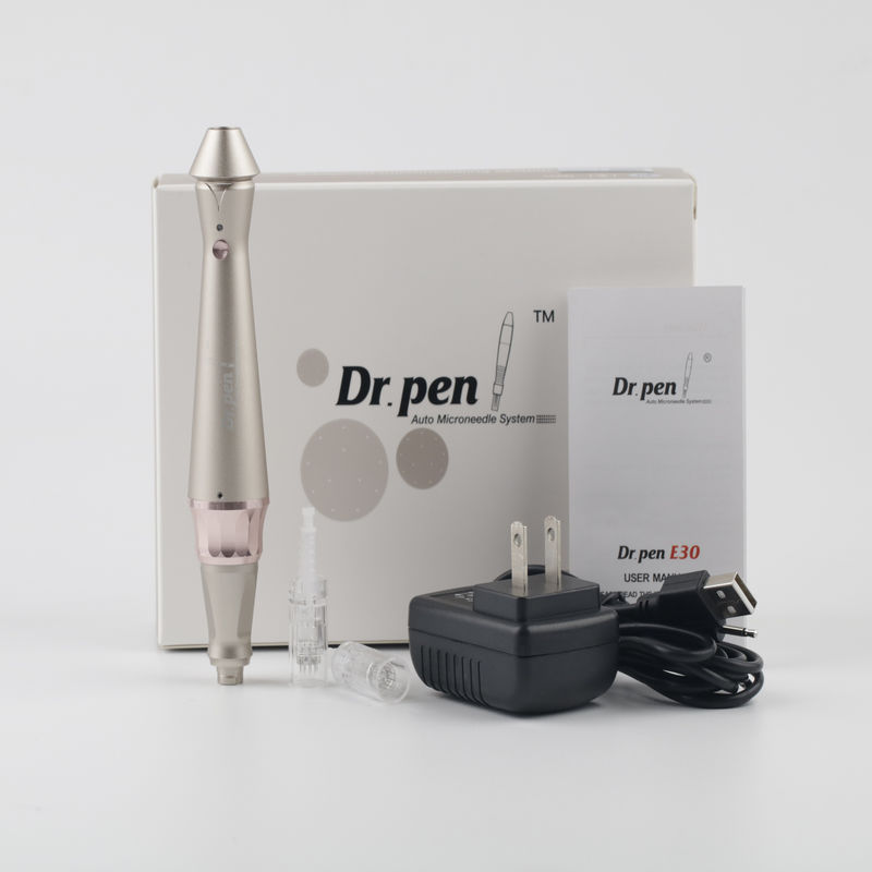 Dr Pen E30 Electro Derma Skin Care Beauty Machine para Anti Aging em Prata Rosa