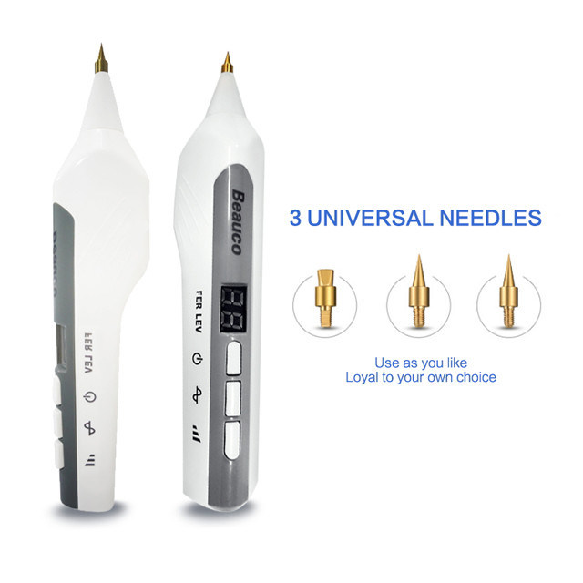 110V-240V Voltagem nominal de remoção de tatuagens Mini Mole Laser Pen recarregável para cuidados de beleza