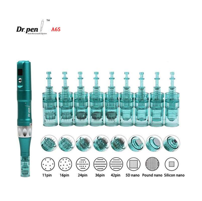 Material de corpo de PC de plástico Agulhas de caneta Derma para A1 A6 A7 M5 M7 M8 A6S N2 MYM X5 E30
