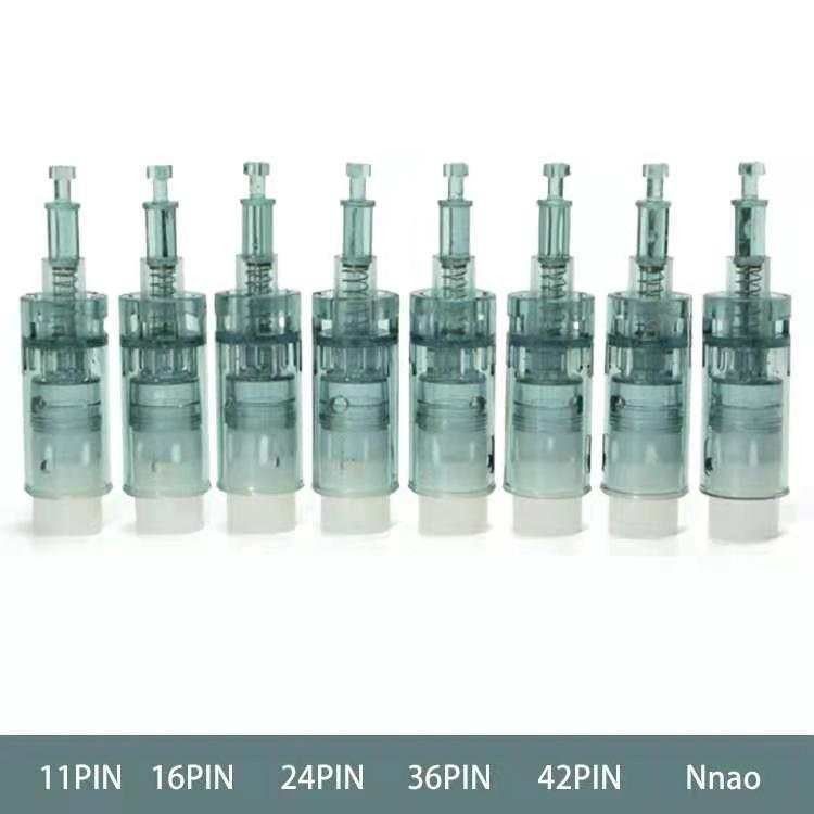 Derma Rolling System com 1 3 5 7 9 12 24 36 42 Pins Nano Cartucho de Agulha Cuidados da Pele