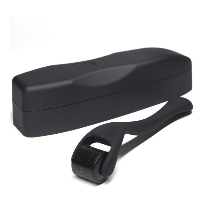 Preto Mate 540 Agulhas de Titânio 0.5mm Barba de Cabelo Derma Agulha Roller Dermaroller 2022