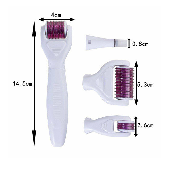 Experimente o poder de 5 em 1 DRS Derma Roller 300/720/1200 Agulhas para pele impecável