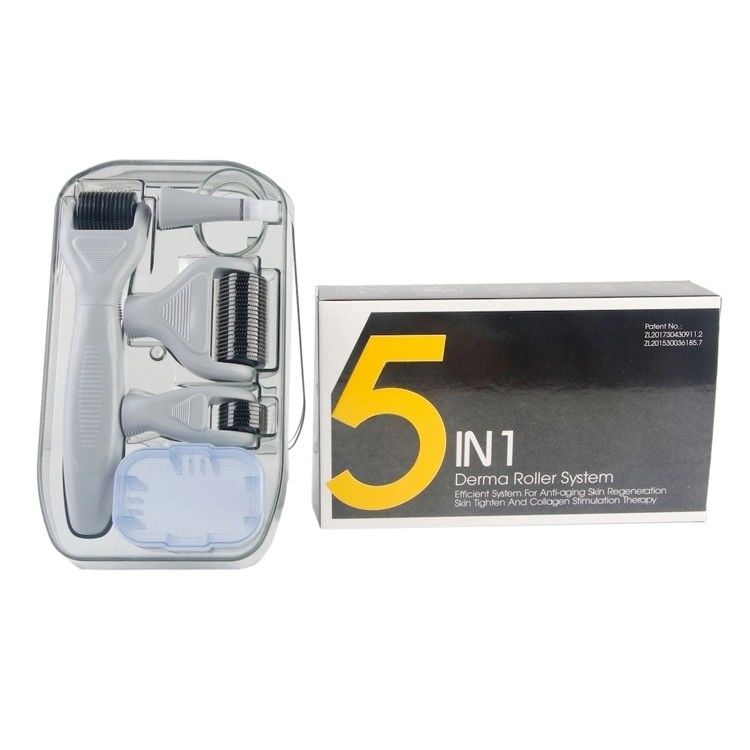 Experimente o poder de 5 em 1 DRS Derma Roller 300/720/1200 Agulhas para pele impecável