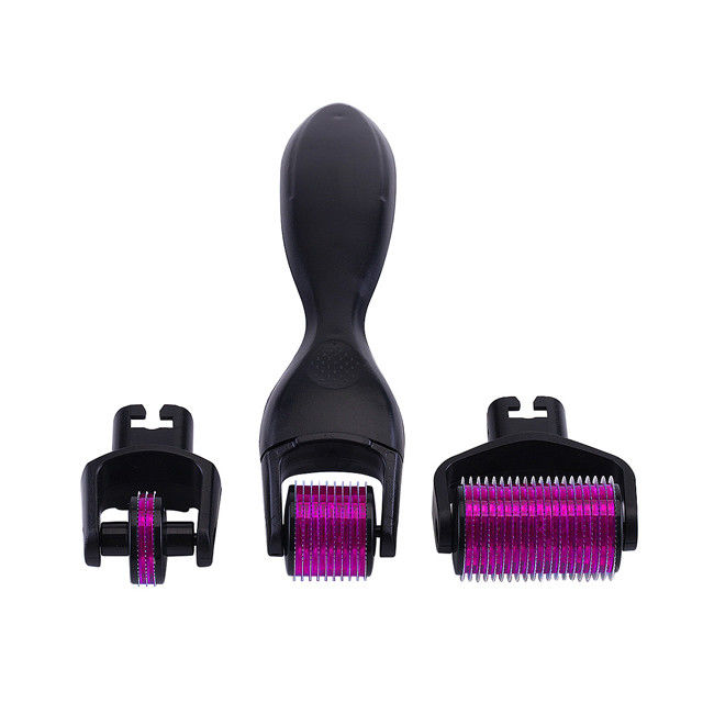NO Plugs Tipo Titânio Derma Roller para o rosto Área alvo Corpo 3-em-1 Design