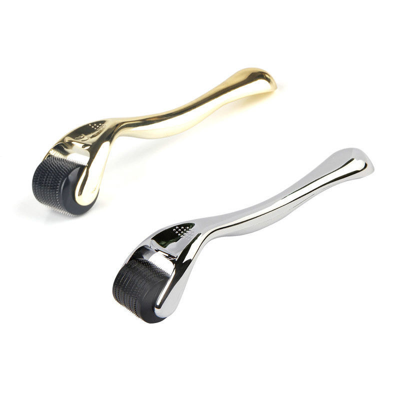 Home NO Plugs Tipo 540-pin Derma Roller com Manos de cor dourada Rejuvenescimento da pele