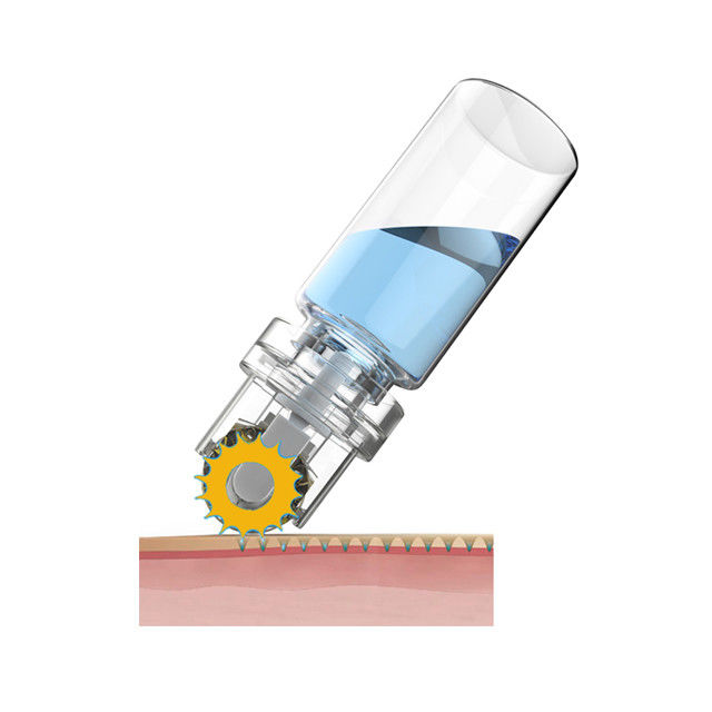 CE aprovado 64 Gold Tips Hydra Microneedle Titânio Derma Roller para ácido hialurônico