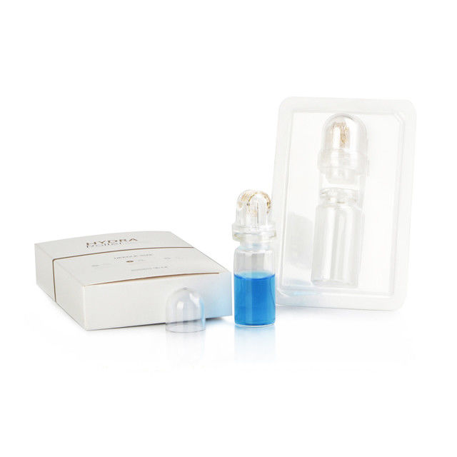 CE aprovado 64 Gold Tips Hydra Microneedle Titânio Derma Roller para ácido hialurônico