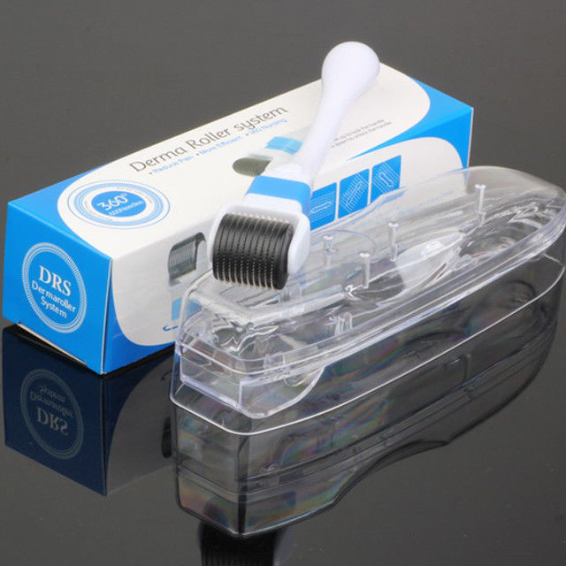 Roller de pele de agulha micro de punção de plástico para tratamento de estrias e remoção de cicatrizes