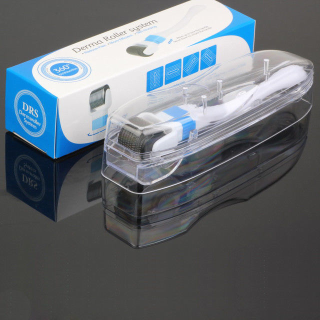 Roller de pele de agulha micro de punção de plástico para tratamento de estrias e remoção de cicatrizes
