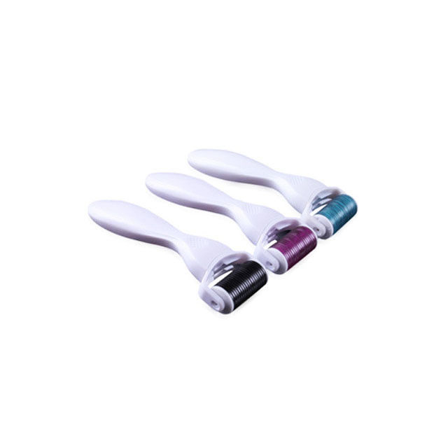 1200 alfinetes Agulha de Titânio Microneedle Derma Roller de pele para a cabeça área alvo e Mais