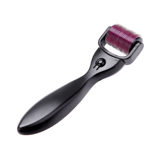 1200 alfinetes Agulha de Titânio Microneedle Derma Roller de pele para a cabeça área alvo e Mais