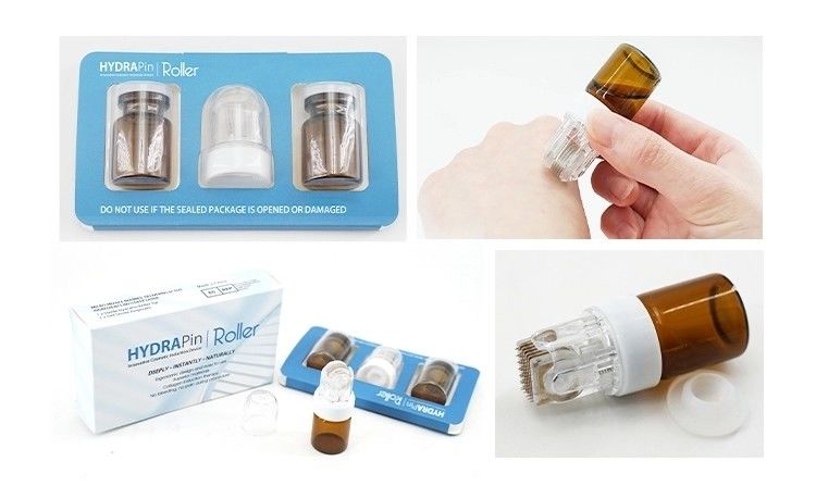 Tipo NO Plugs Novamente concebido 42/150Ouro Titânio Microneedle Hydra Stamphydra Roller para o Rejuvenescimento da Pele