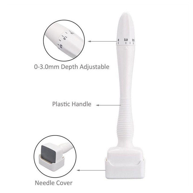 140 Agulhas Estampa Derma Roller Agulha de mosquito para tratamento de manchas escuras e rugas