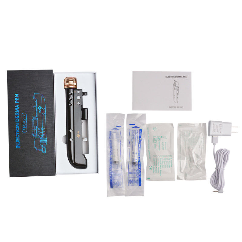 7 Lights Nano Derma Pen Microneedle Pen Elétrico para aumento de mama e cuidados faciais